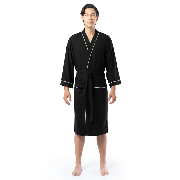 Fruit of the Loom Mens Beyondsoft Waffle Robe, One Size Fits Most and 2X/3X | Walmart (US)
