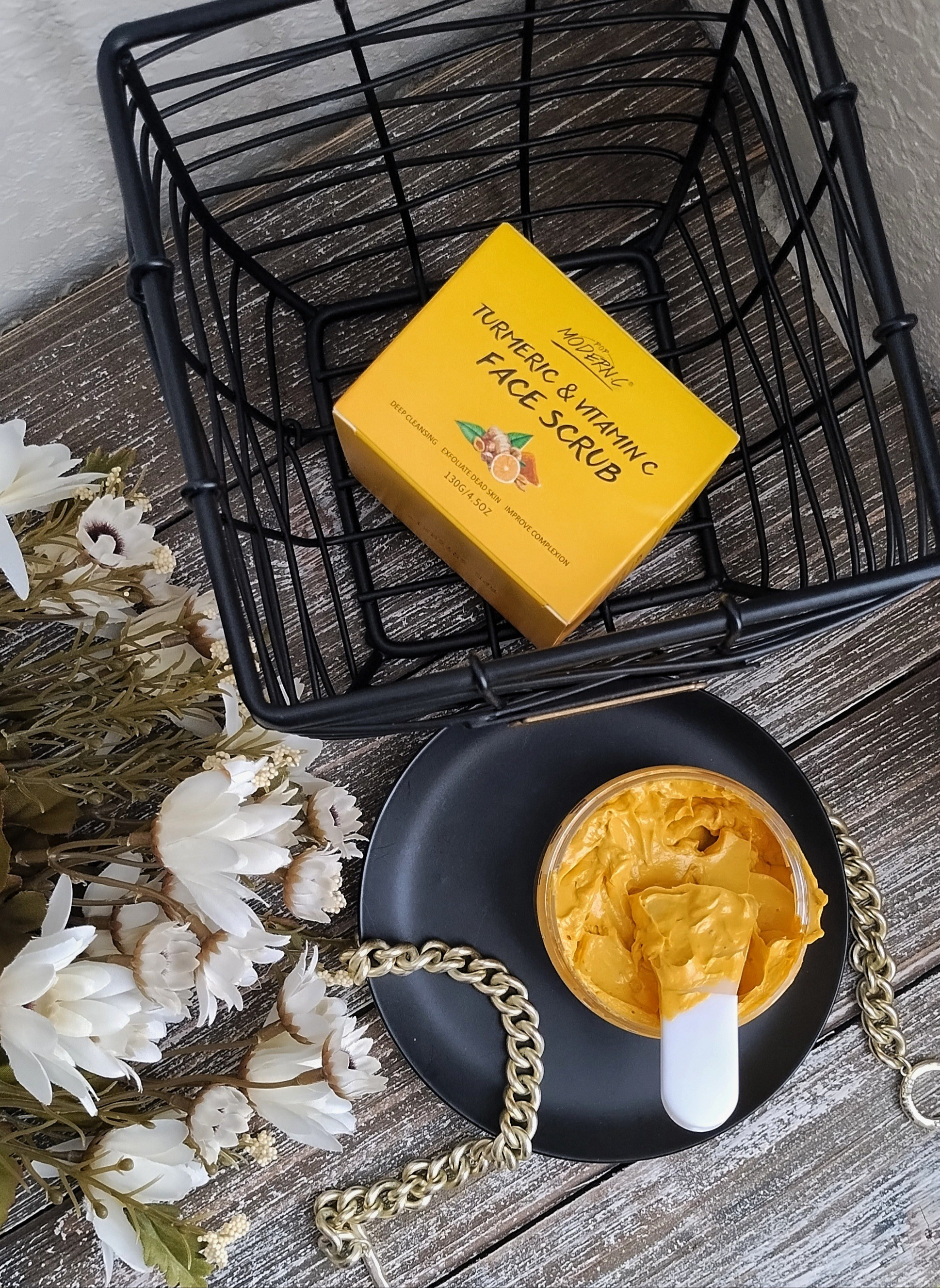 Turmeric is great for brightening dark spots, so that made me super excited to try this turmeric face scrub. However, it actually made my sensitive acne-prone skin breakout. I started using it on my body, particularly my shoulders and it's excellent!🫶🏾💛

#LTKmorningroutine #LTKselfcare #LTKBeauty
