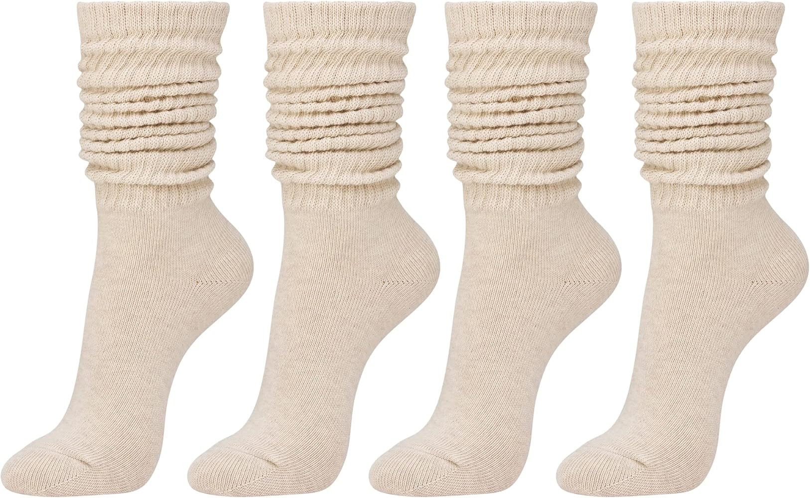 STYLEGAGA Women's Fall Winter Slouch Knit Socks Slouchy Socks Women Scrunch Socks Women Scrunchie... | Amazon (US)