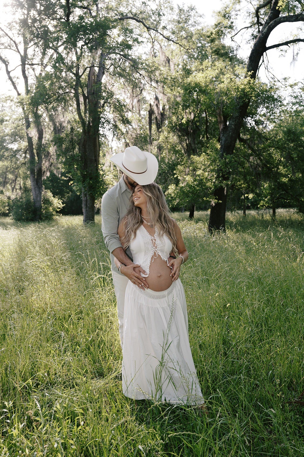 perfect set for maternity photos!! I plan on wearing after baby too for summer! I wore skirt under the bump but would be cute over as well! 

#LTKBump #LTKBaby #LTKFamily