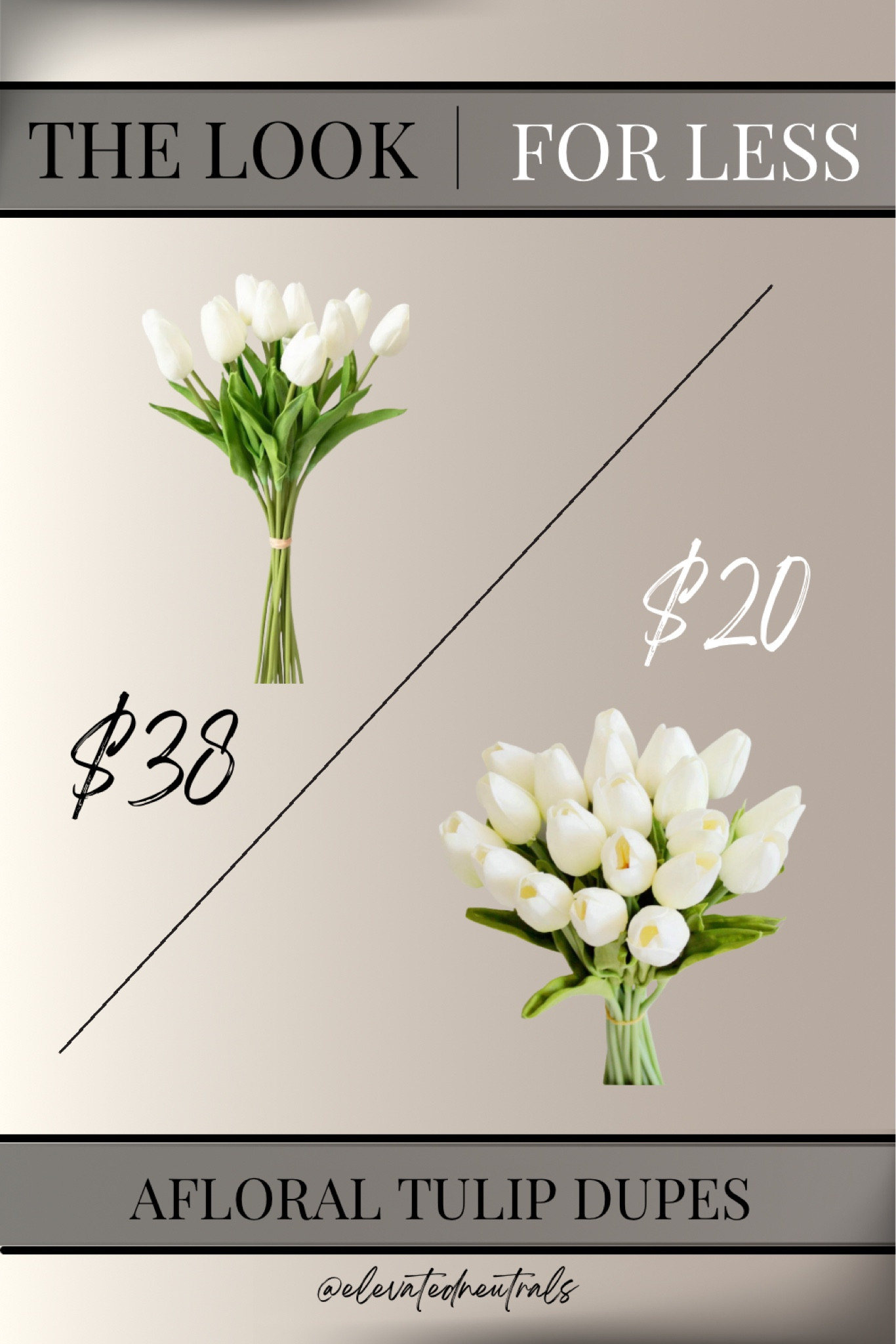 Get the look for less… these white Afloral Tulip Bundles are the perfect addition to your spring decor. 
Spring Stems

#LTKSeasonal #LTKHome