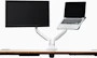 Jarvis Dual Monitor Arm, with Laptop Tray – Herman Miller | Herman Miller
