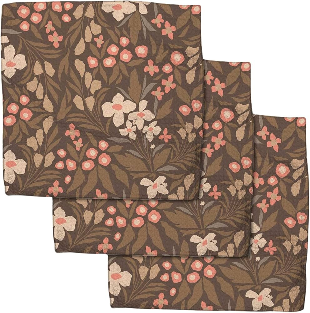 GEOMETRY Fall Dish Towels - Quick Dry Dish Cloths for Kitchen - Premium Quick Dry Towel with Geow... | Amazon (US)