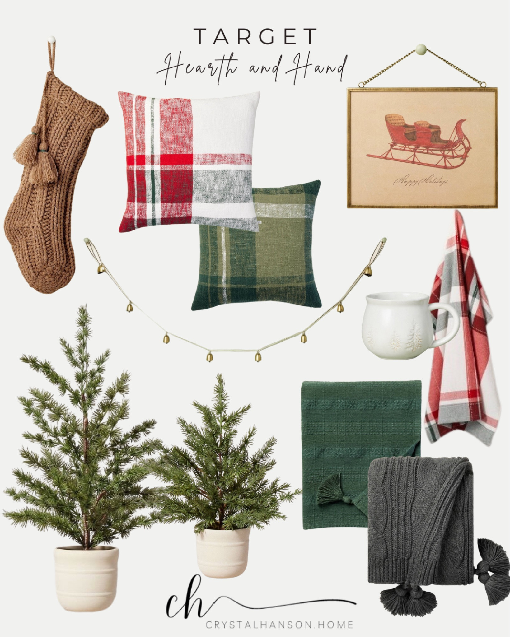 Christmas home decor favorites from the hearth and hand line at Target!

Follow me @crystalhanson.home on Instagram for more home decor inspo, new arrivals and sale finds 🫶

Sharing all my favorites in home decor, home finds, affordable home decor, modern, organic, target, target home, magnolia, hearth and hand, studio McGee, McGee and co, pottery barn, amazon home, amazon finds, sale finds, kids bedroom, primary bedroom, living room, coffee table decor, entryway, console table styling, dining room, vases, stems, faux trees, faux stems, holiday decor, seasonal finds, throw pillows, sale alert, sale finds, cozy home decor, rugs, candles, and so much more.

#LTKHoliday #LTKSeasonal #LTKhome