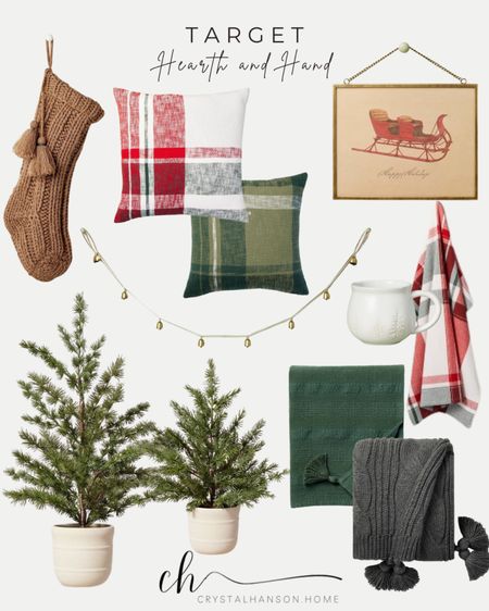 Christmas home decor favorites from the hearth and hand line at Target!

Follow me @crystalhanson.home on Instagram for more home decor inspo, new arrivals and sale finds 🫶

Sharing all my favorites in home decor, home finds, affordable home decor, modern, organic, target, target home, magnolia, hearth and hand, studio McGee, McGee and co, pottery barn, amazon home, amazon finds, sale finds, kids bedroom, primary bedroom, living room, coffee table decor, entryway, console table styling, dining room, vases, stems, faux trees, faux stems, holiday decor, seasonal finds, throw pillows, sale alert, sale finds, cozy home decor, rugs, candles, and so much more.

#LTKHoliday #LTKSeasonal #LTKhome