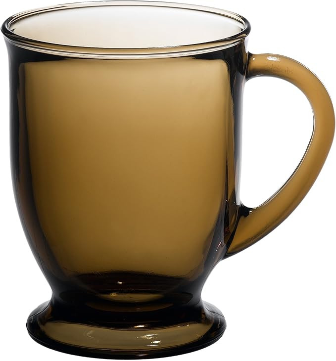 Anchor Hocking Café Mug, Mocha, Set of 6 | Amazon (US)