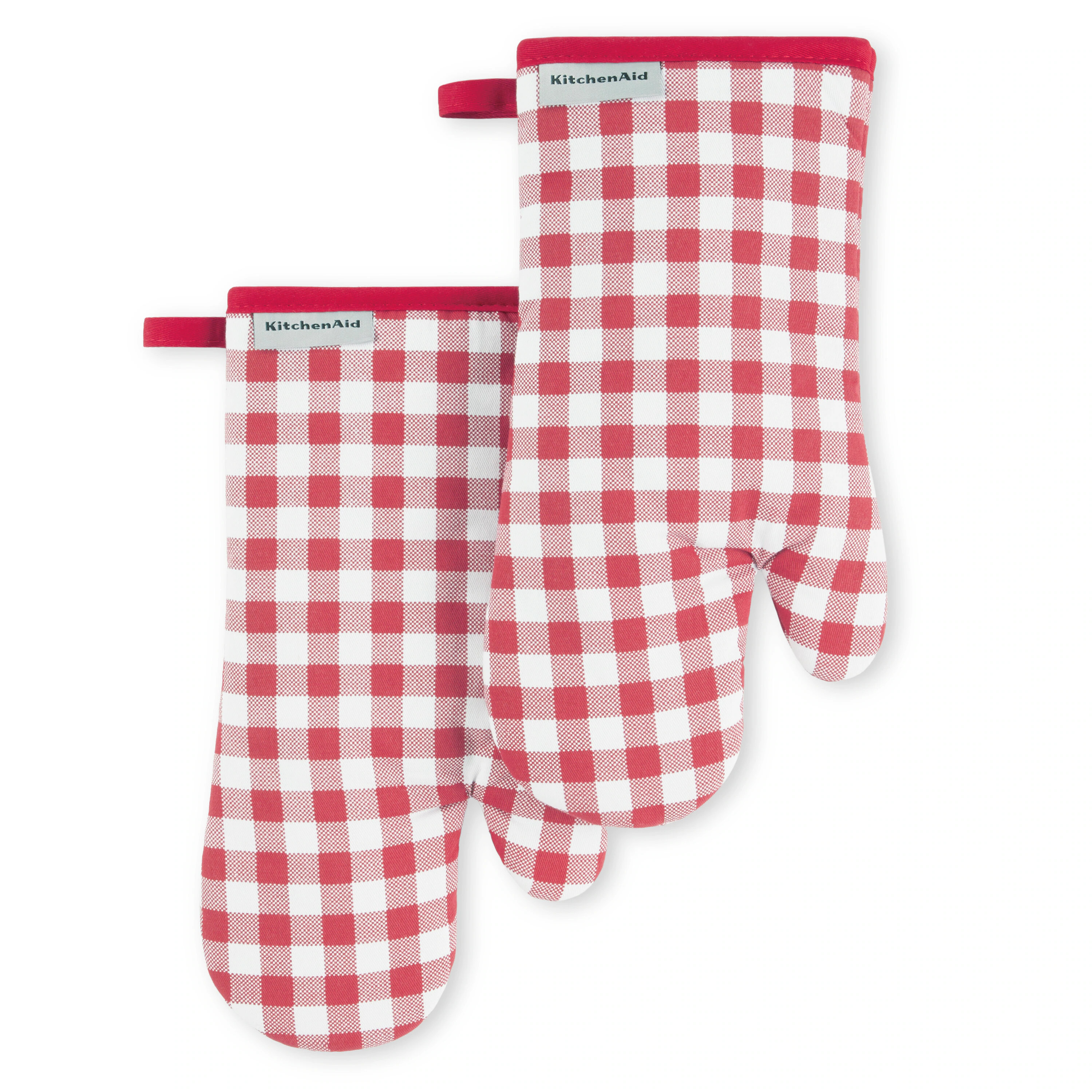 KitchenAid 2 -Pack Cotton Oven mitt set in Red | O2017474TDKA 32RD | Lowe's