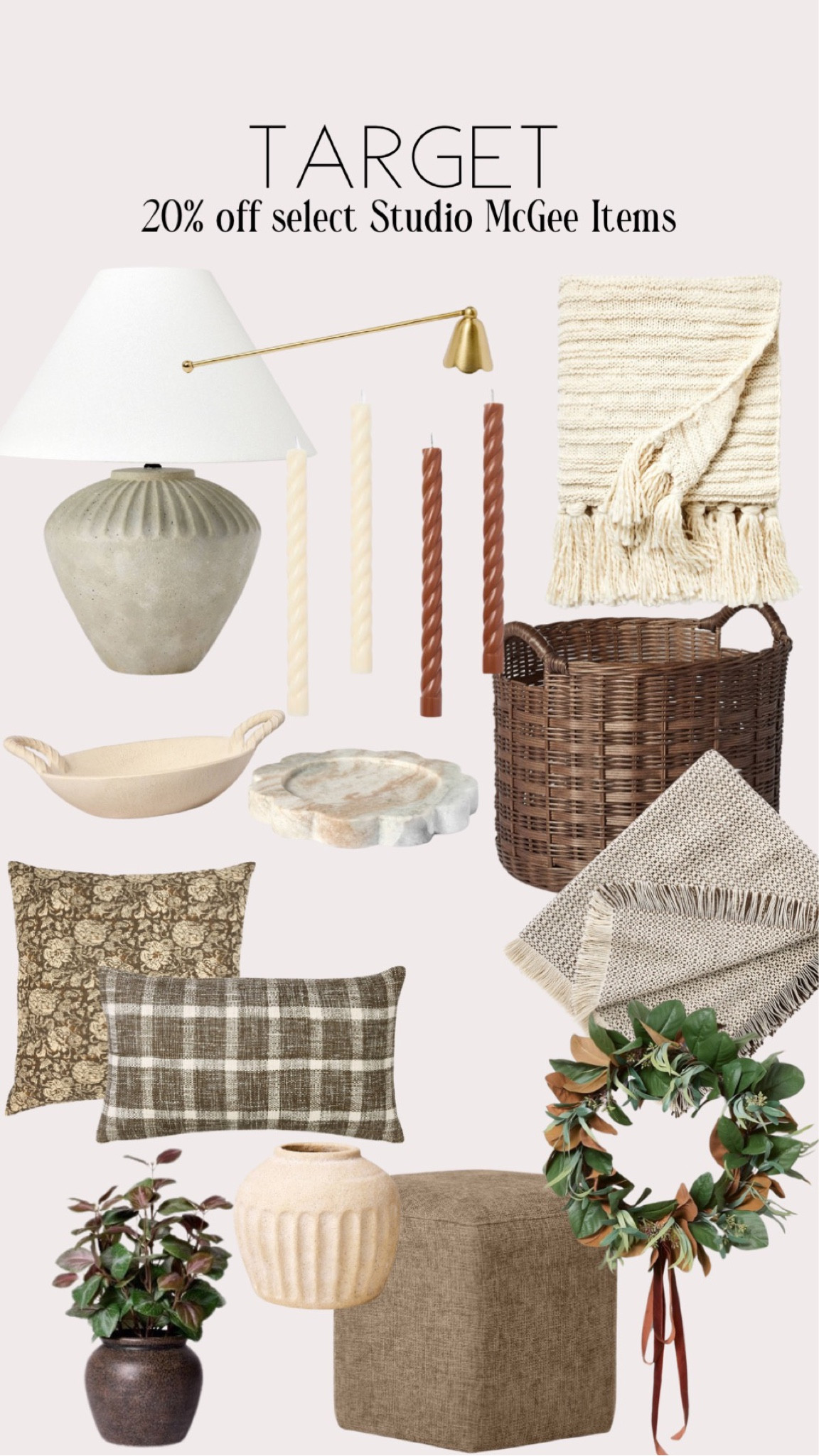 20% select Studio McGee items at Target!

#LTKHome #LTKFallSale #LTKSaleAlert