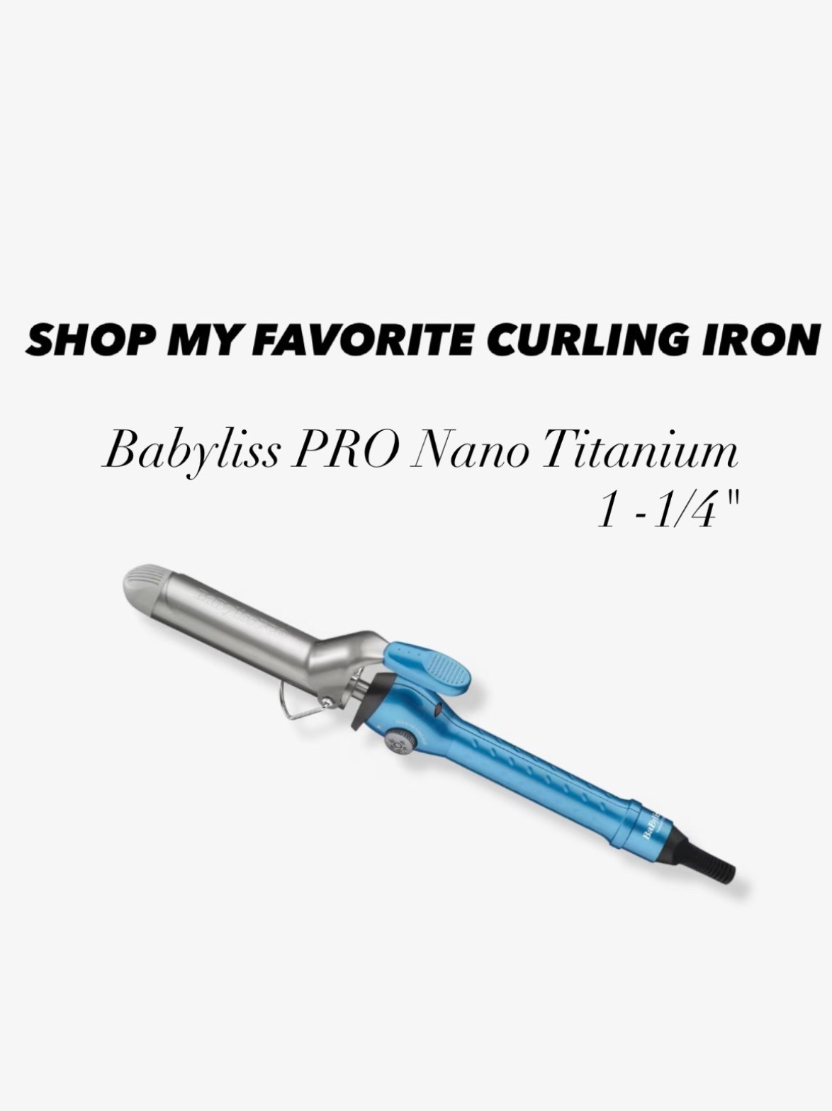 Babyliss PRO 1-1/4" 

#LTKTravel #LTKHoliday #LTKBeauty