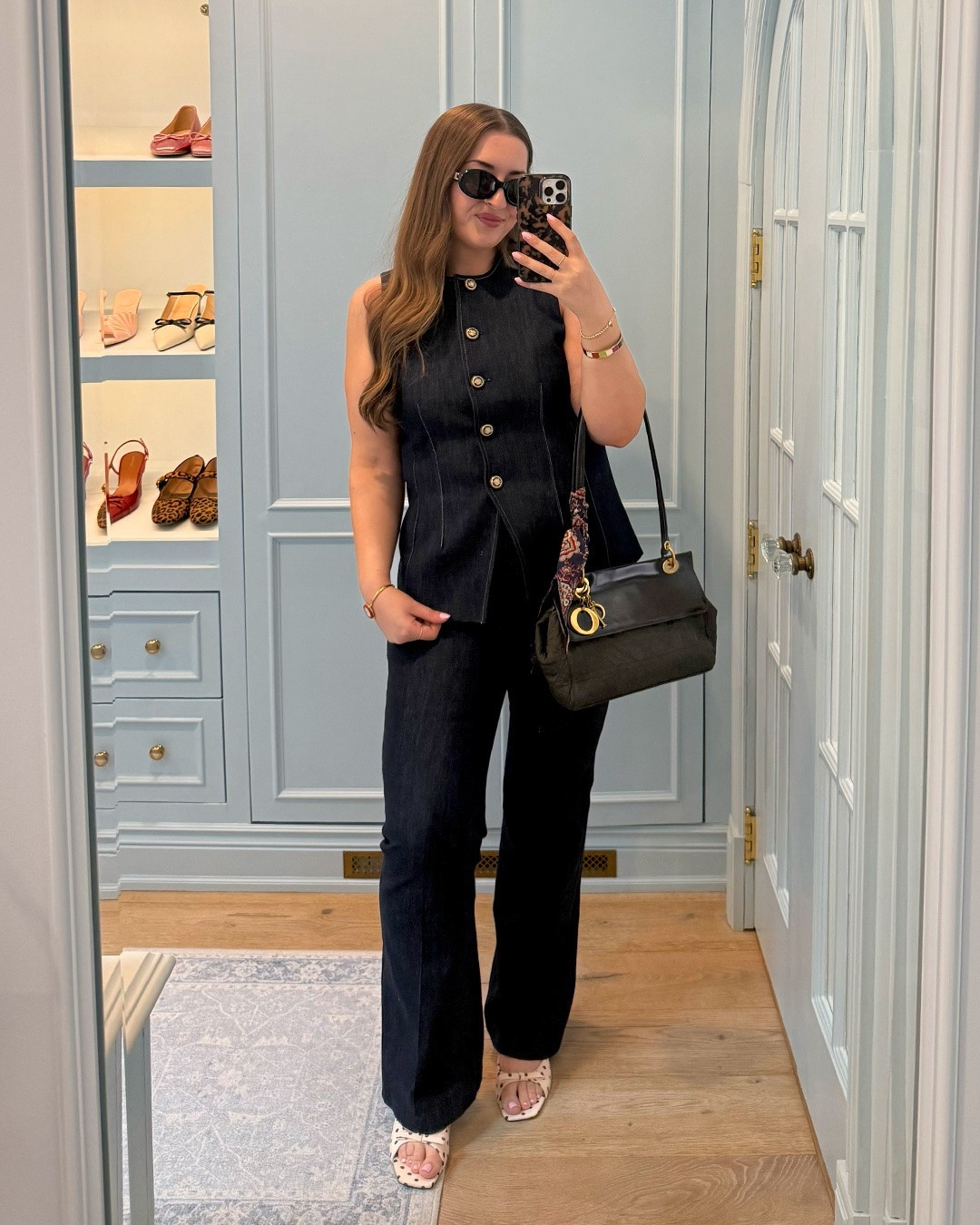 Denim vest & pant set / denim outfit inspo / midsize / spring outfit / summer outfit / workwear / office outfit / date night 

Sizing: 12 in vest (Laura ref #123728) / 12 in pant (Laura ref #123745)

#LTKsummer #LTKworkwear #LTKmidsize