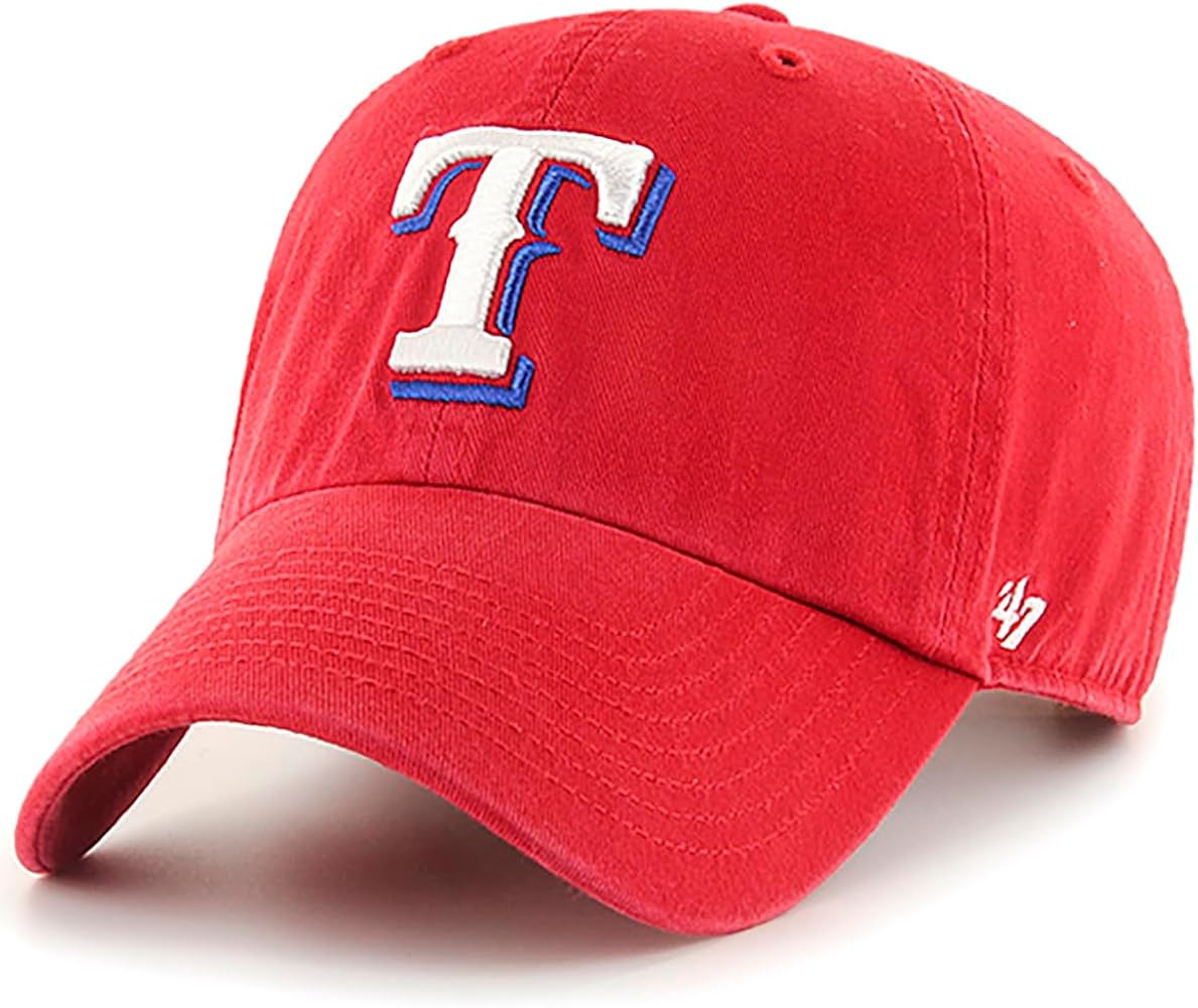47 Brand MLB Alternate Color Primary Logo Clean Up Adjustable Baseball Cap Hat, Adult One Size Fi... | Amazon (US)