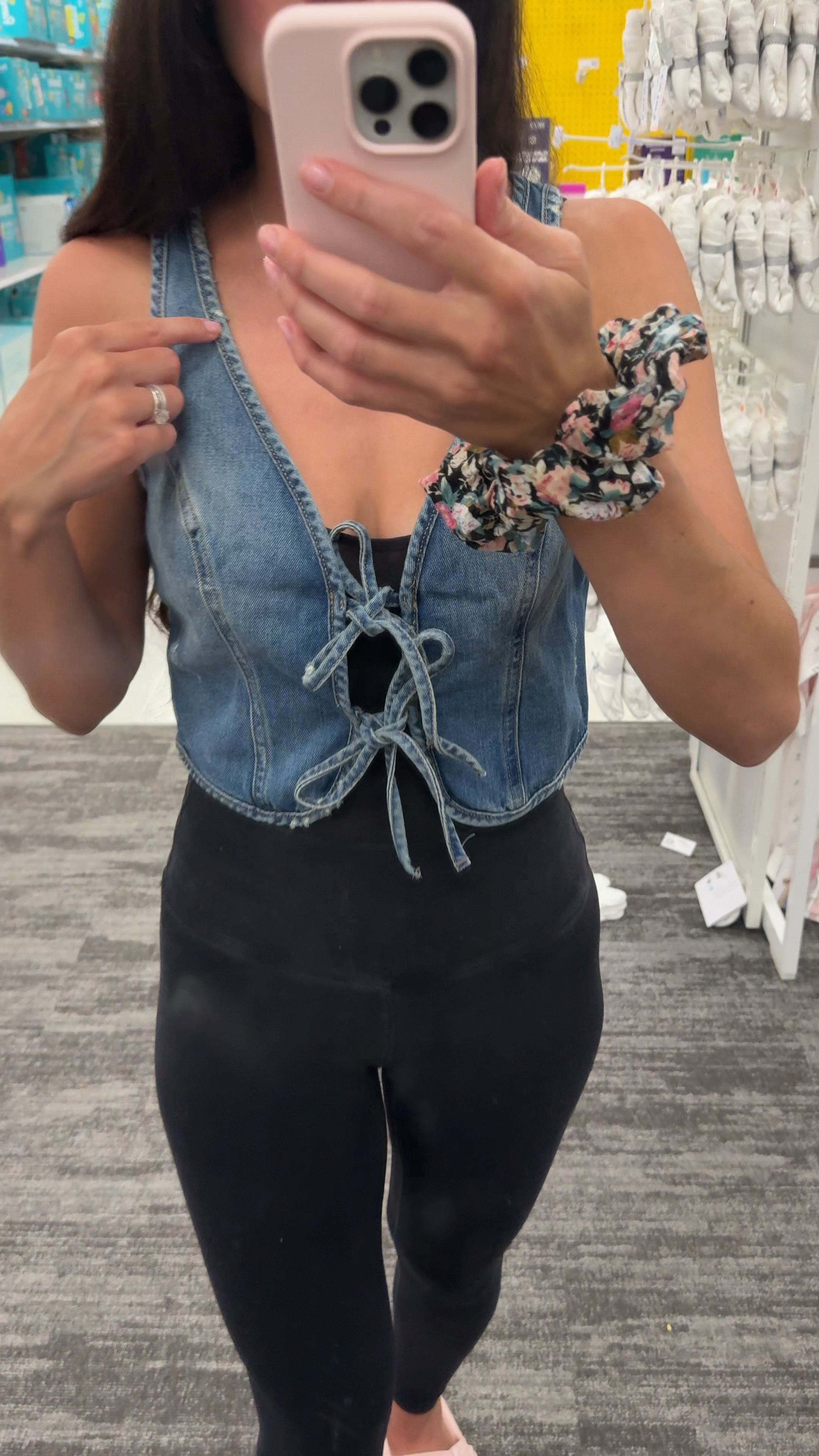 Bow denim vest from target 

#LTKsalealert
#LTKFindsUnder50 
#LTKFindsUnder100
#LTKSeasonal 
#LTKStyleTip
#LTKBacktoSchool 
#LTKWorkwear 