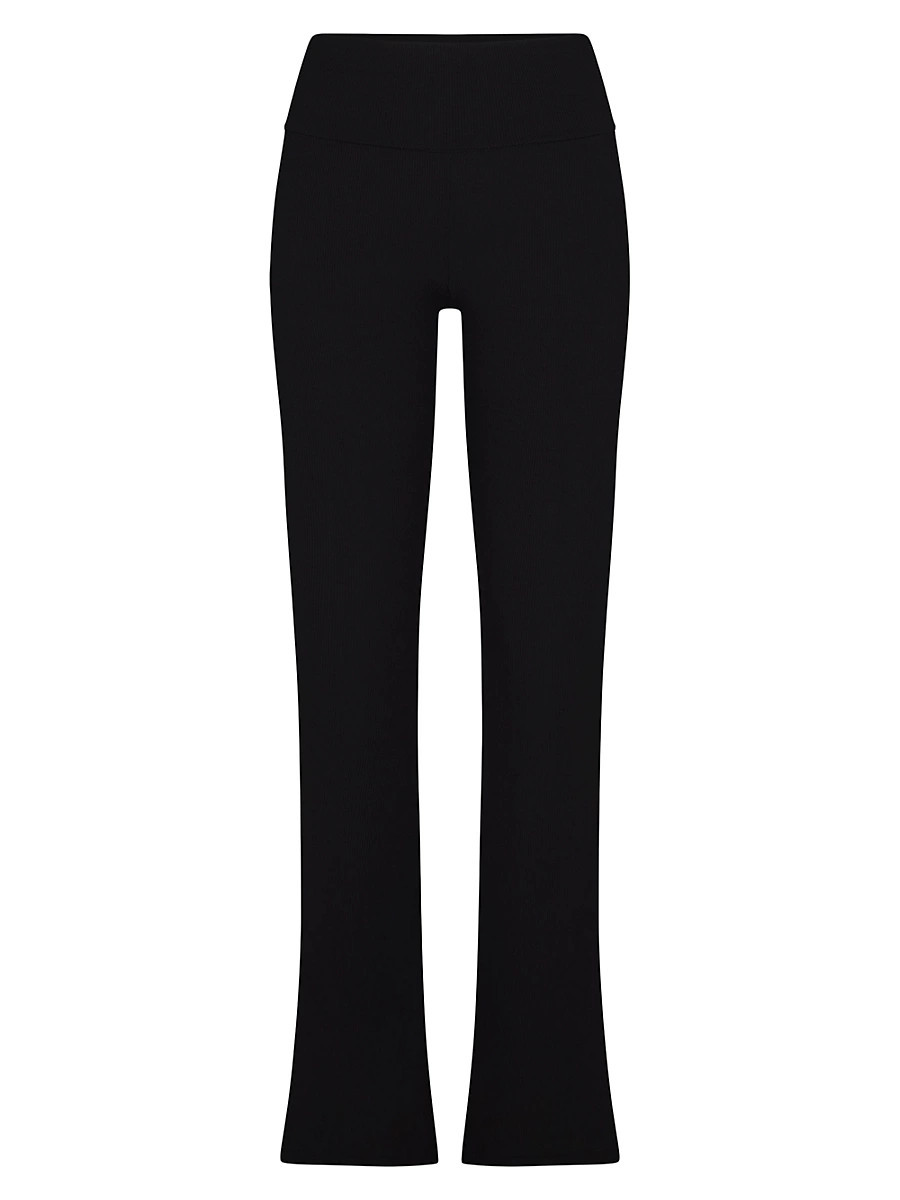 Women's Soft Lounge Foldover Pants - Onyx - Size XXL | Saks Fifth Avenue