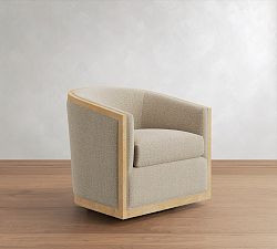 Aurelia Swivel Chair | Pottery Barn (US)