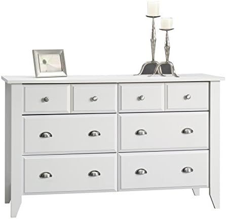 Sauder Shoal Creek Dresser, Soft White finish | Amazon (US)