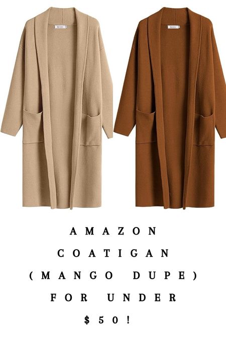 Amazon coatigan 
Mango dupe
Spring outfit 
Jacket
Sweater 
Easter outfit 

#LTKSeasonal #LTKworkwear #LTKfindsunder50
