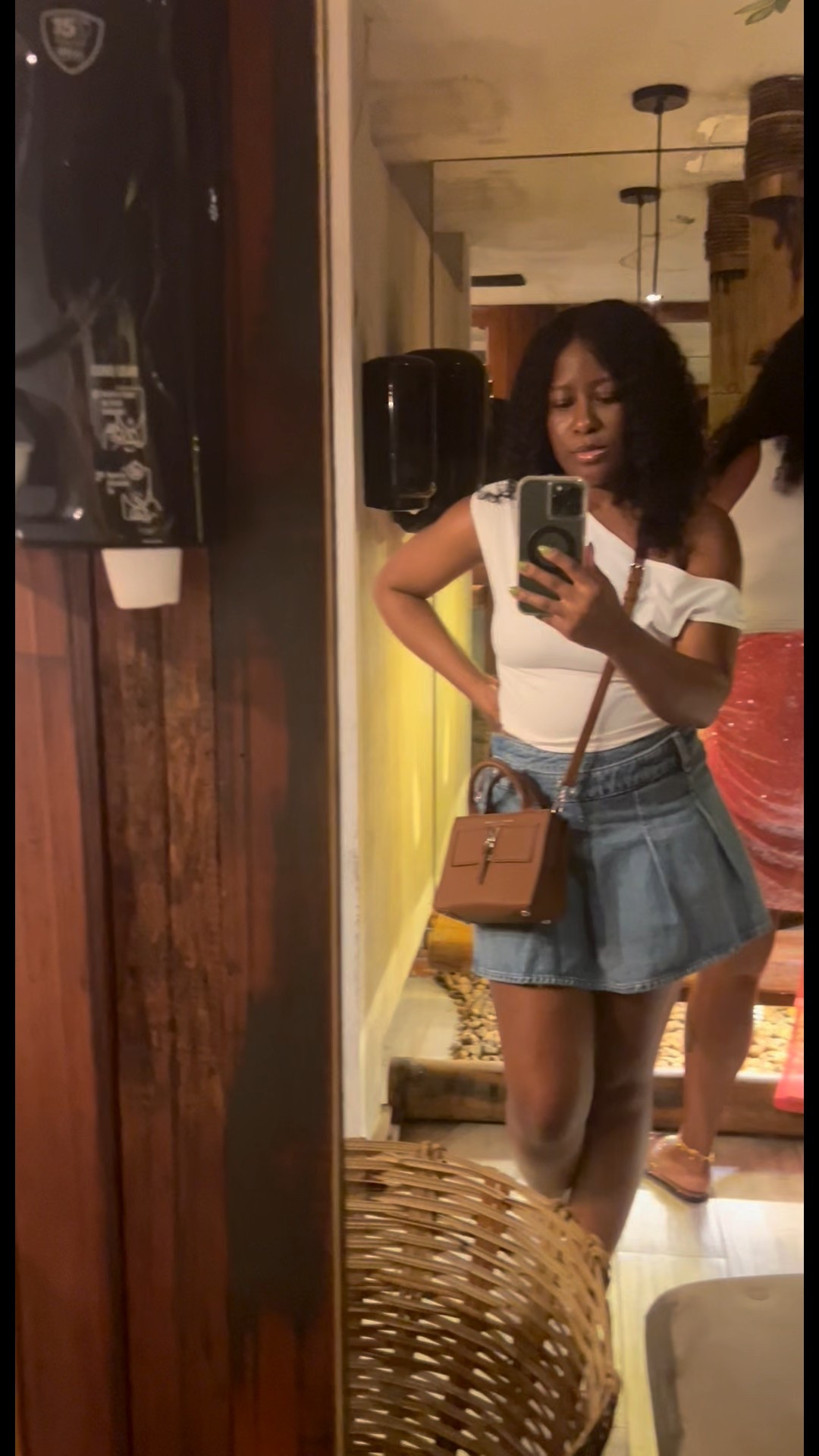 White Off the shoulder top: Size M
Denim Skort: Size 29
Sneakers: Size 6.5

Shirt // blouse // crop top // skirt // pleated skirt // pleated skort // converse // purse // bag // mini purse // fall outfit 

#LTKStyleTip #LTKFindsUnder100 #LTKSaleAlert