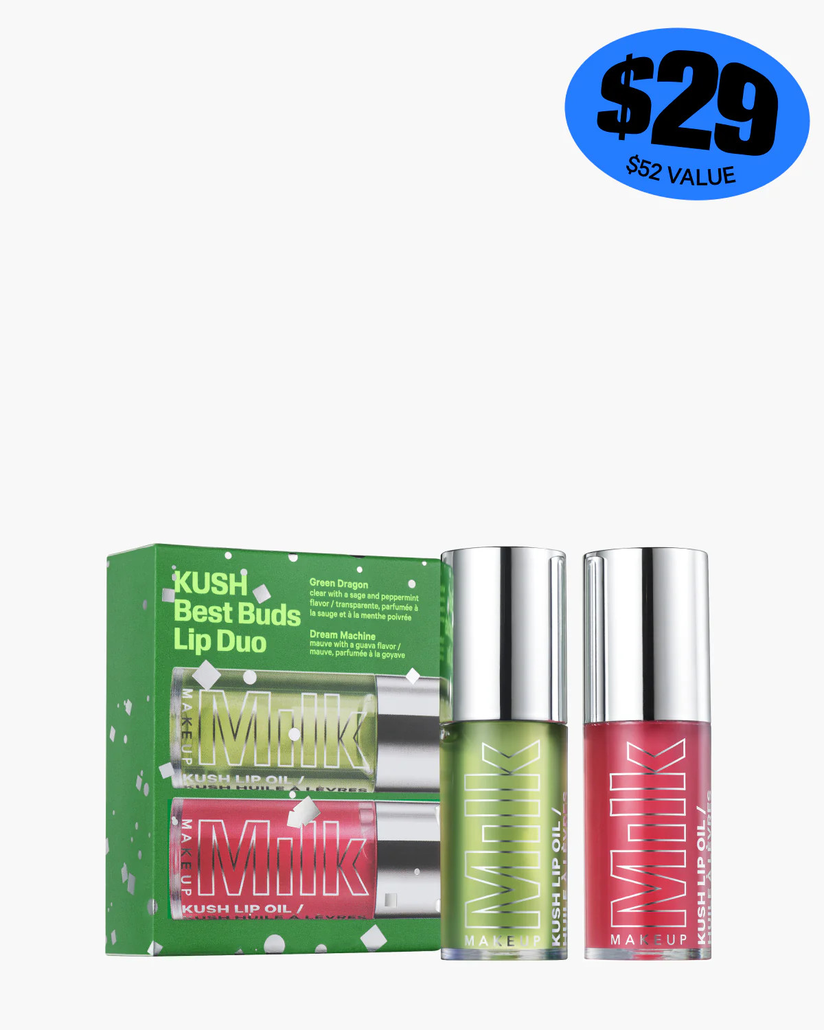 KUSH Best Buds Hydrating Lip Oil Gift Set | Milk Makeup | Milk Makeup