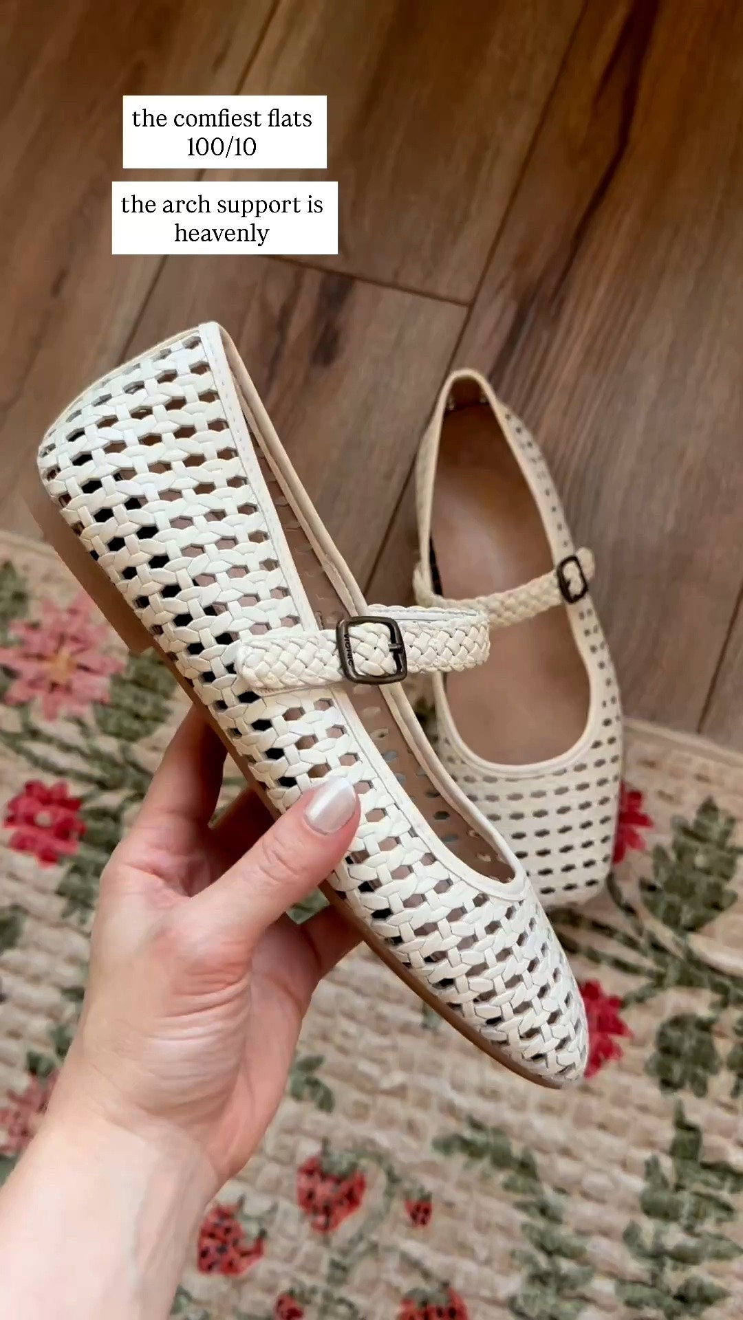 the comfiest flats i’ve ever tried on! arch support, perfect fit and could easily wear these daily. i got my normal size 7 and they are the perfect relaxed fit. not too snug, not too loose.

#LTKSeasonal #LTKSaleAlert #LTKootd