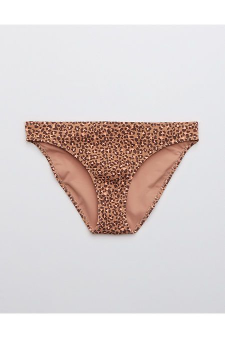 Aerie Ribbed Leopard Bikini Bottom | American Eagle Outfitters (US & CA)