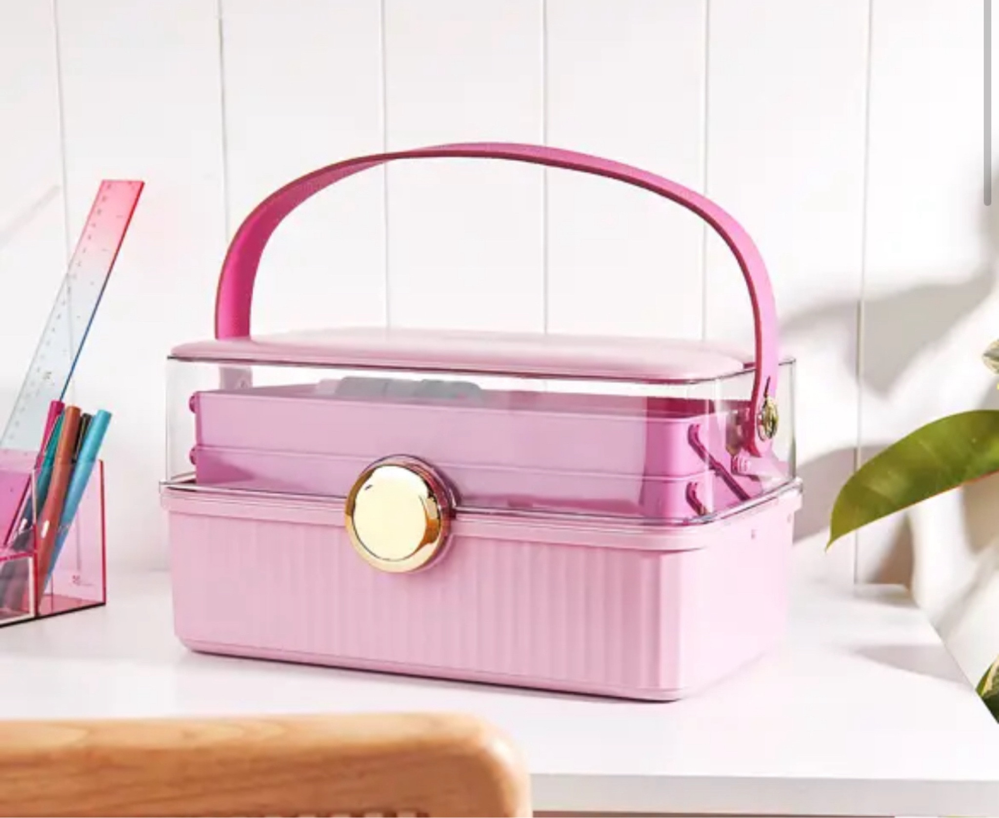 Storage Organizer aka Cute caboodle! Holds soo much too! 

Storage Box | Back to school | craft box | make up box 

#LTKFindsUnder50 #LTKSeasonal #LTKHome
