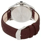 Men's Expedition Metal Field Watch, Brown Leather Strap | Walmart (US)
