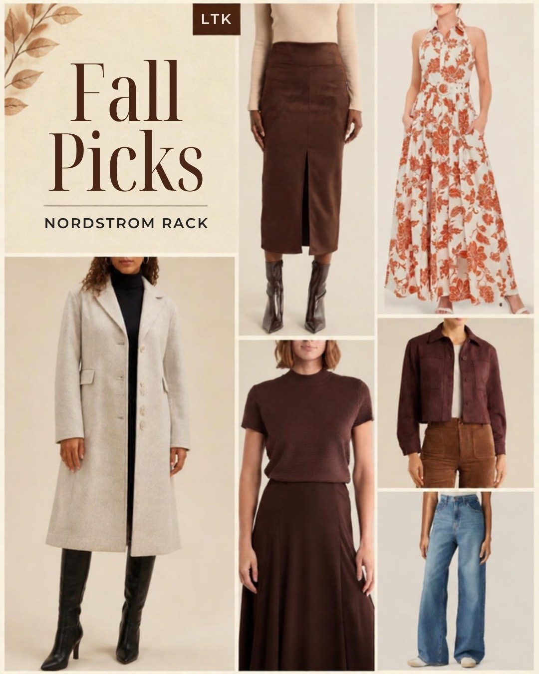 Nordstrom Rack fall finds 🍂🤎 From Miami weather ☀️ to NYC sweater weather 🗽🧥cute fall staples for every temp! ✨

#LTKSeasonal #LTKSaleAlert #LTKmomlife