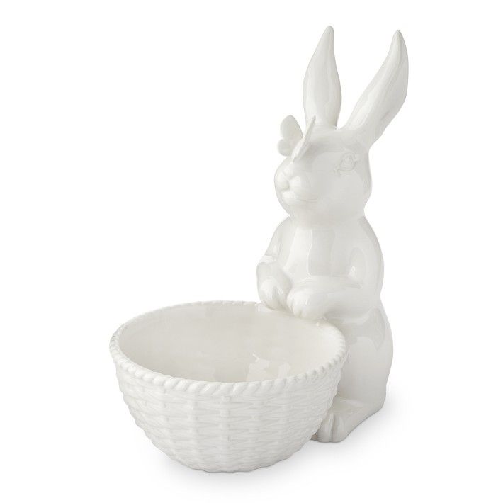 Sculptural Bunny Bowl with Butterfly | Williams-Sonoma