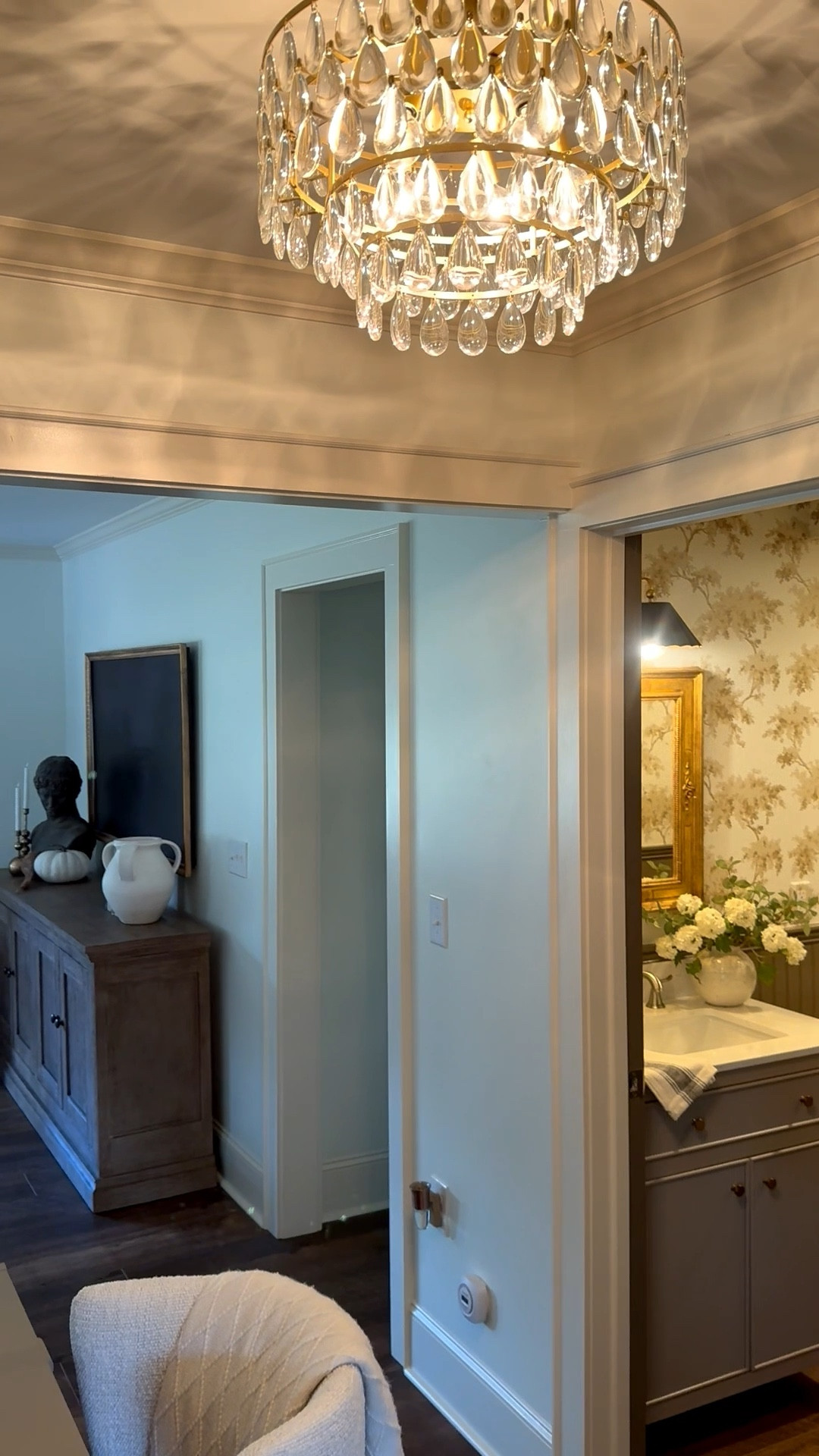 We are getting ready for the upcoming holidays and adding some new light fixtures from @wayfair to our house including this one in our hallway and this sconce in our powder room. This might be my favorite sconce we’ve ever used. It’s so elegant! #wayfair #wayfairpartner #ad 

#LTKHome #LTKFallSale #LTKSeasonal