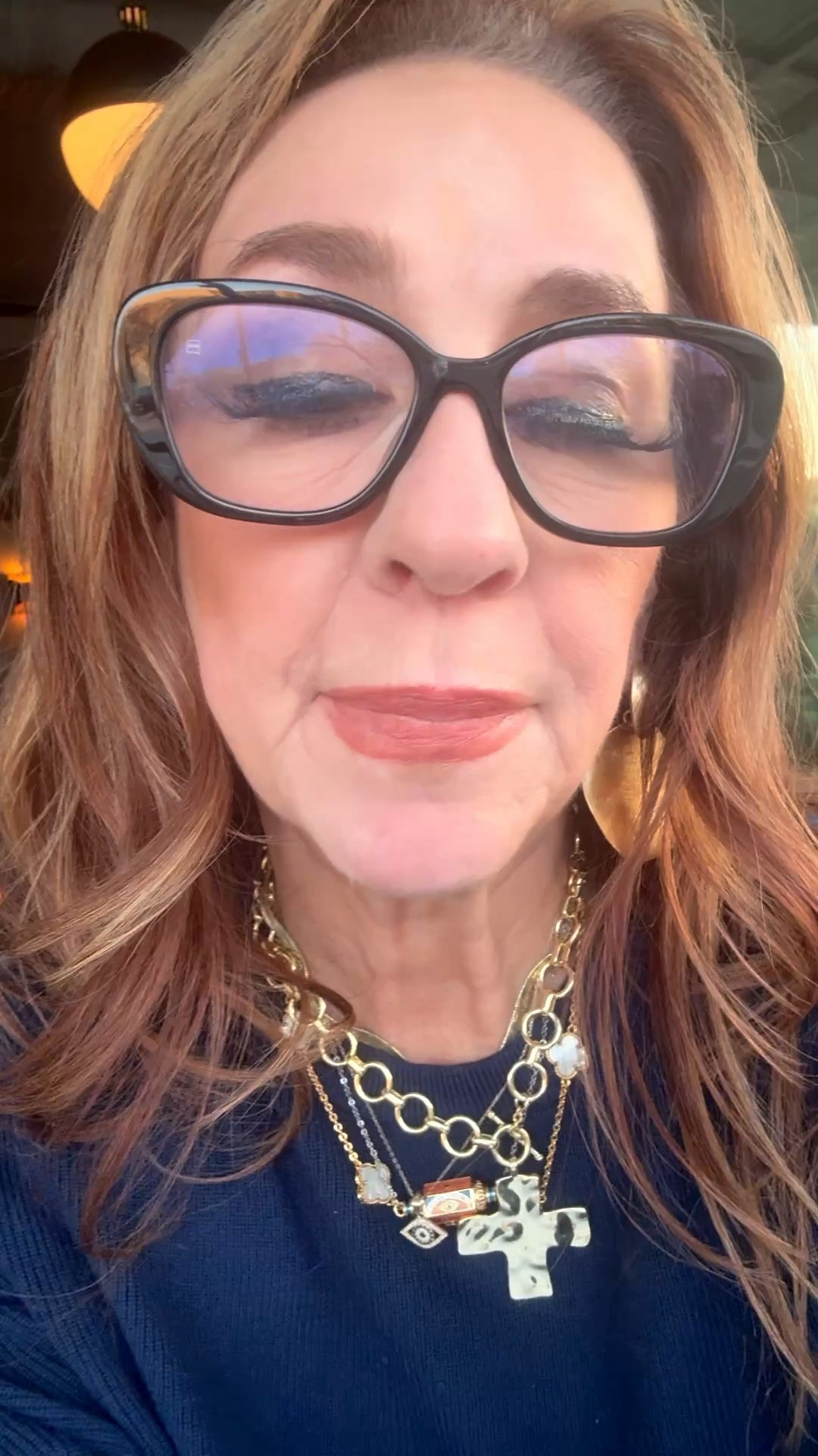 Love a good chunky necklace 

#LTKdayinmylife #LTKootd #LTKOver40