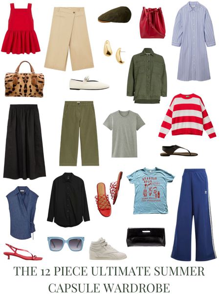 The 12 Piece Ultimate Summer Capsule Wardrobe.

#LTKSeasonal #LTKstyletip #LTKover40