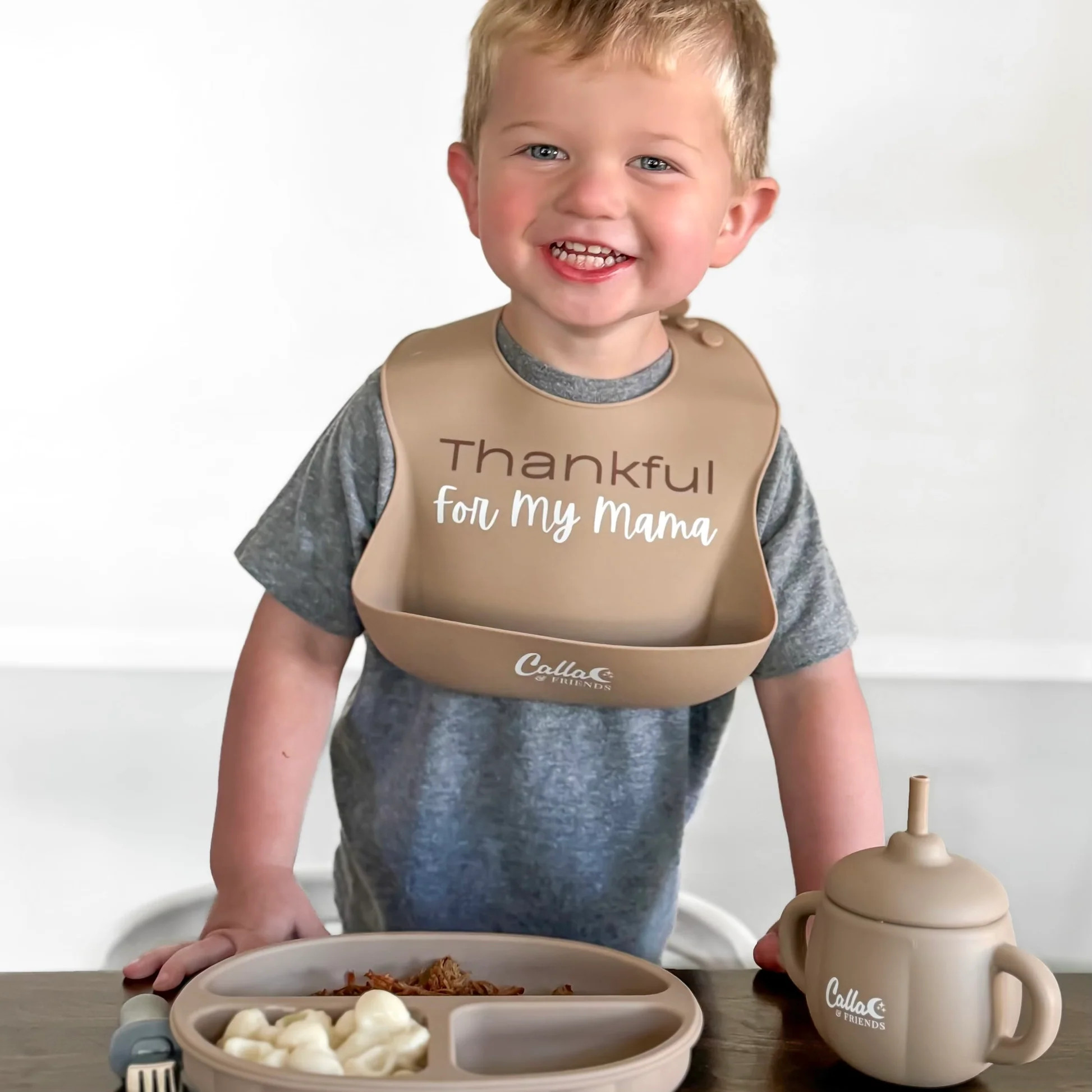 Little Turkey Collection Catch All Bib | Calla and Friends