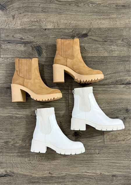 I went with my normal size in both of these boots(8).

•ankle boots, chunky heel boots, tan boots, white boots, fall boots, winter boots, fall ankle boots, women’s booties, women’s boots

#LTKSeasonal #LTKshoecrush