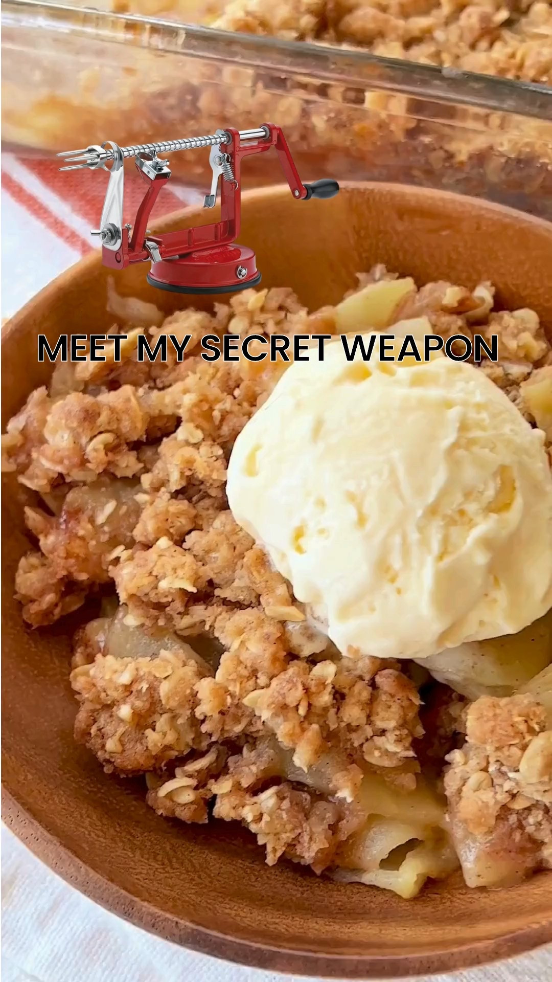 🍎 Apple crisp szn is officially here and I’m not peeling by hand 😌
Tagged my ride-or-die Johnny apple peeler + the perfect pan that makes it extra golden & gooey.
Save this for your fall baking mood ✨ https://tastesbetterfromscratch.com/apple-crisp/

#applecrisp #fallbaking #ltkhome #ltkfall #easyrecipes #kitchengadgets #bakingseason