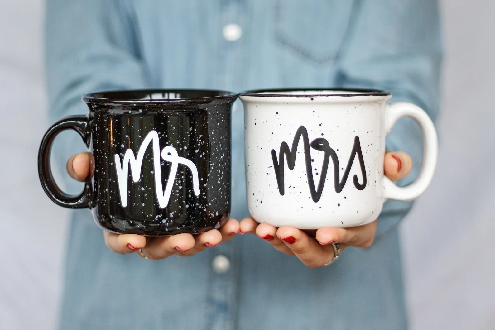 Mr and Mrs Campfire Ceramic Mugs | Wedding Gift |  Engagement Gift | Wedding Gift Set | Newlyweds... | Etsy (US)