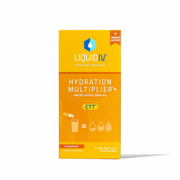 Liquid I.V. Hydration Multiplier + Immune Support, Tangerine - 10.0 ct | Instacart