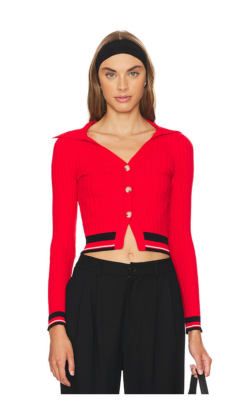 MORE TO COME Keegan Cardigan in Red. Size S. Also in XS. | Revolve Clothing (Global)