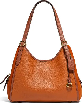 COACH Leather & Suede Shoulder Bag | Nordstrom | Nordstrom