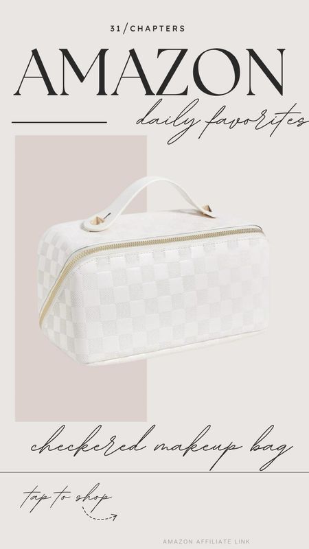 Checkered, trendy, classic makeup bag

#LTKbeauty #LTKfindsunder50 #LTKhome