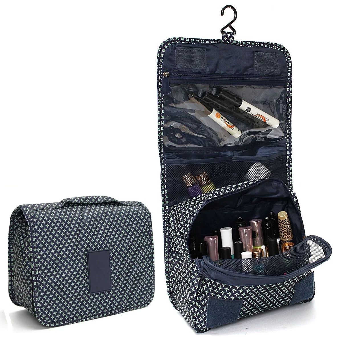 Portable Hanging Travel Toiletry Bag Cosmetic Make up Organizer Waterproof Carry Tote Bag with Ha... | Walmart (US)