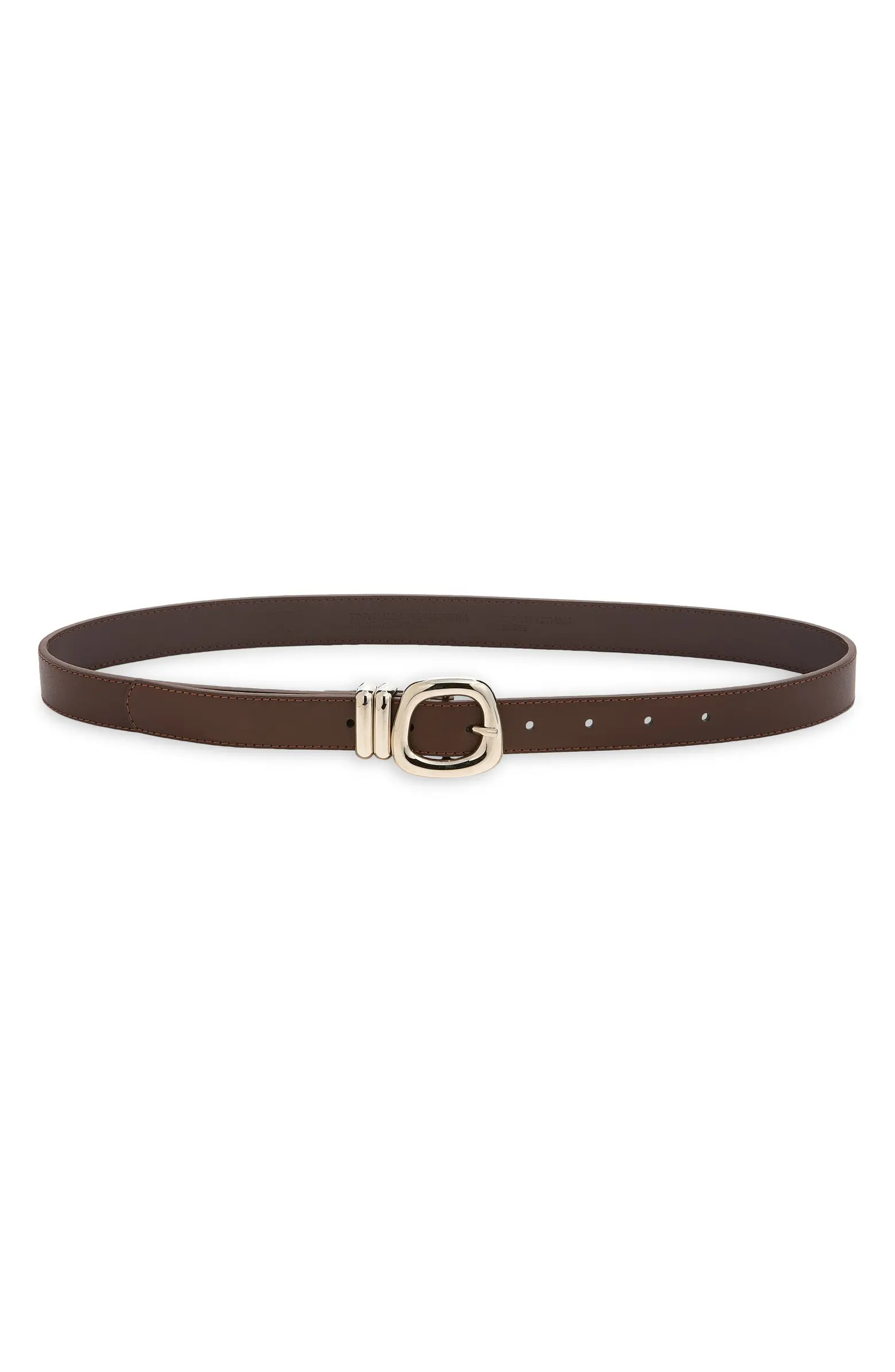 NORDSTROM RACK Faux Leather Double Keeper Belt | Nordstromrack | Nordstrom Rack
