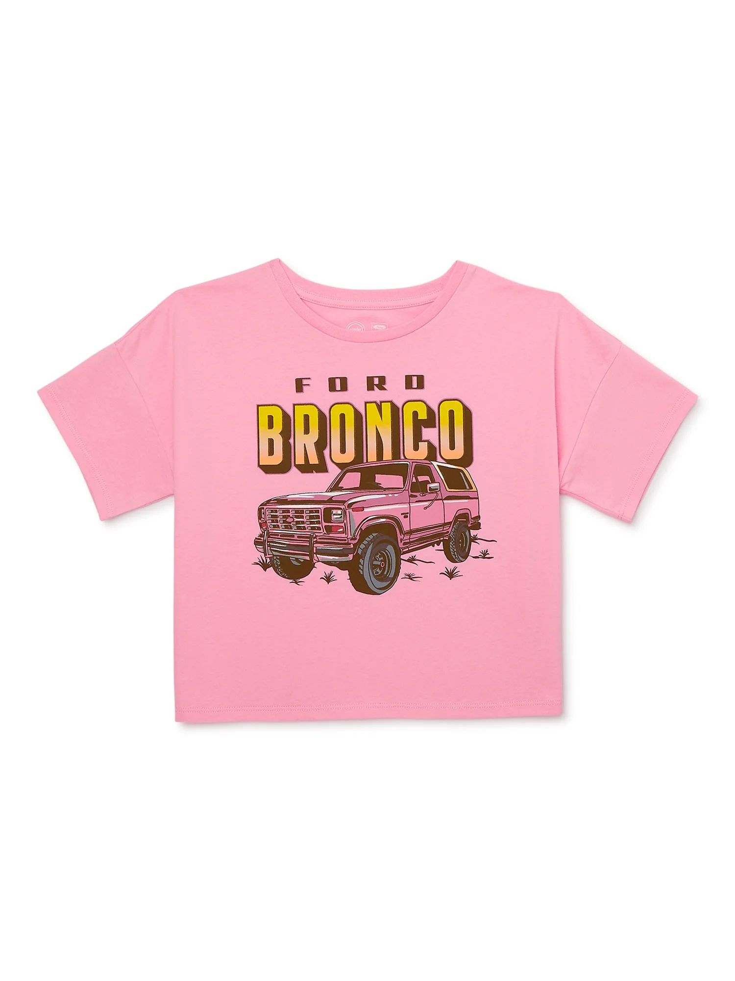 Wonder Nation Girls, Retro Bronco, Crew Neck, Short Sleeve, Graphic T-Shirt, Sizes 4-18 | Walmart (US)