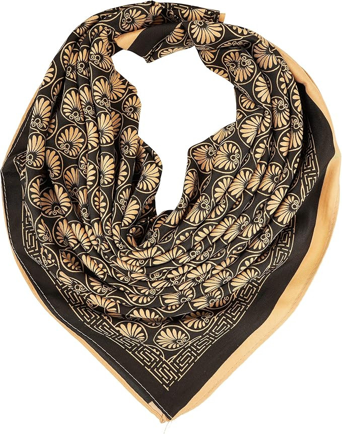 YOUR SMILE Silk Like Head Scarf Top For Women's Fashion Pattern Large Square Satin Headscarf Wrap... | Amazon (US)