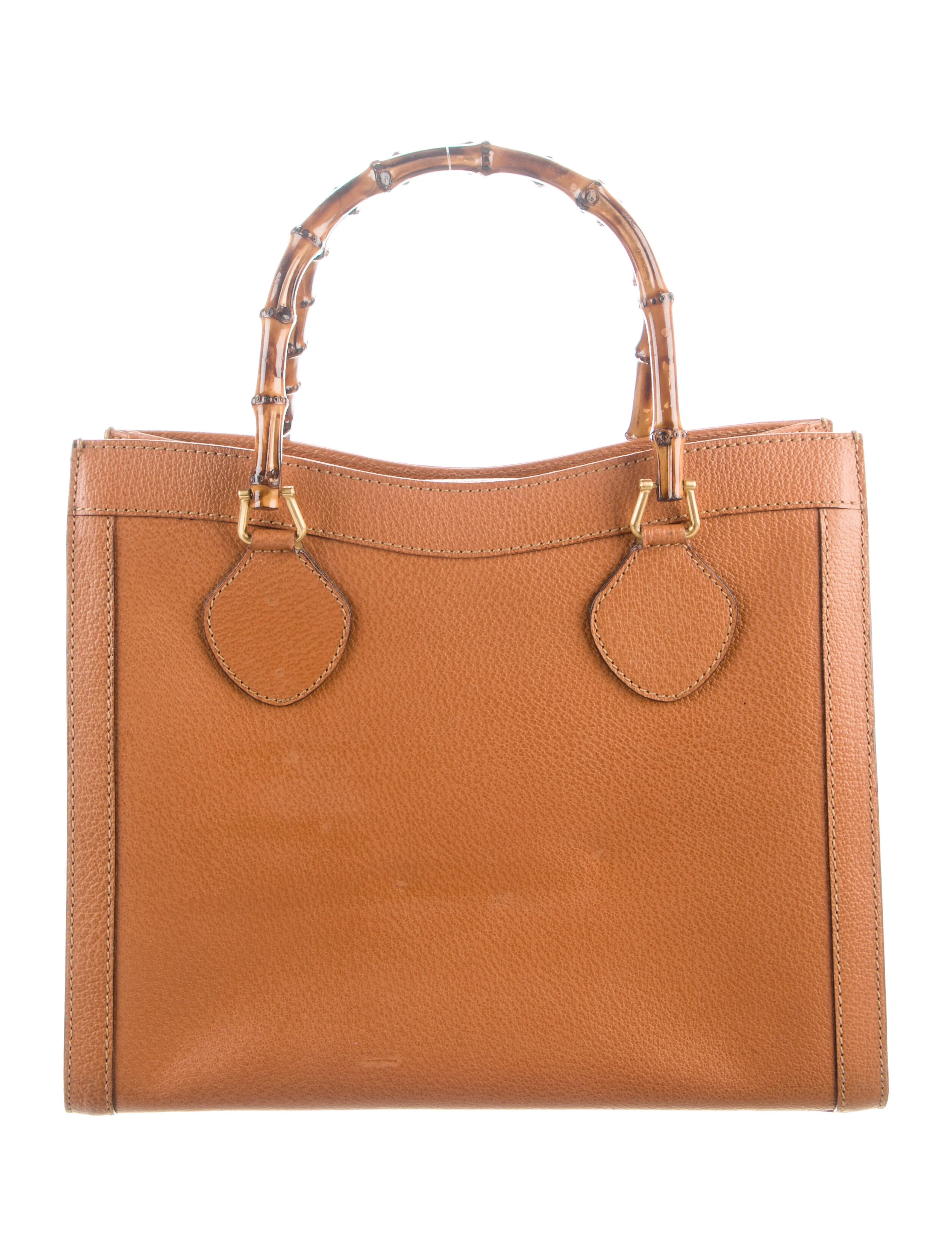 Pebbled Leather Diana Tote Bag | The RealReal