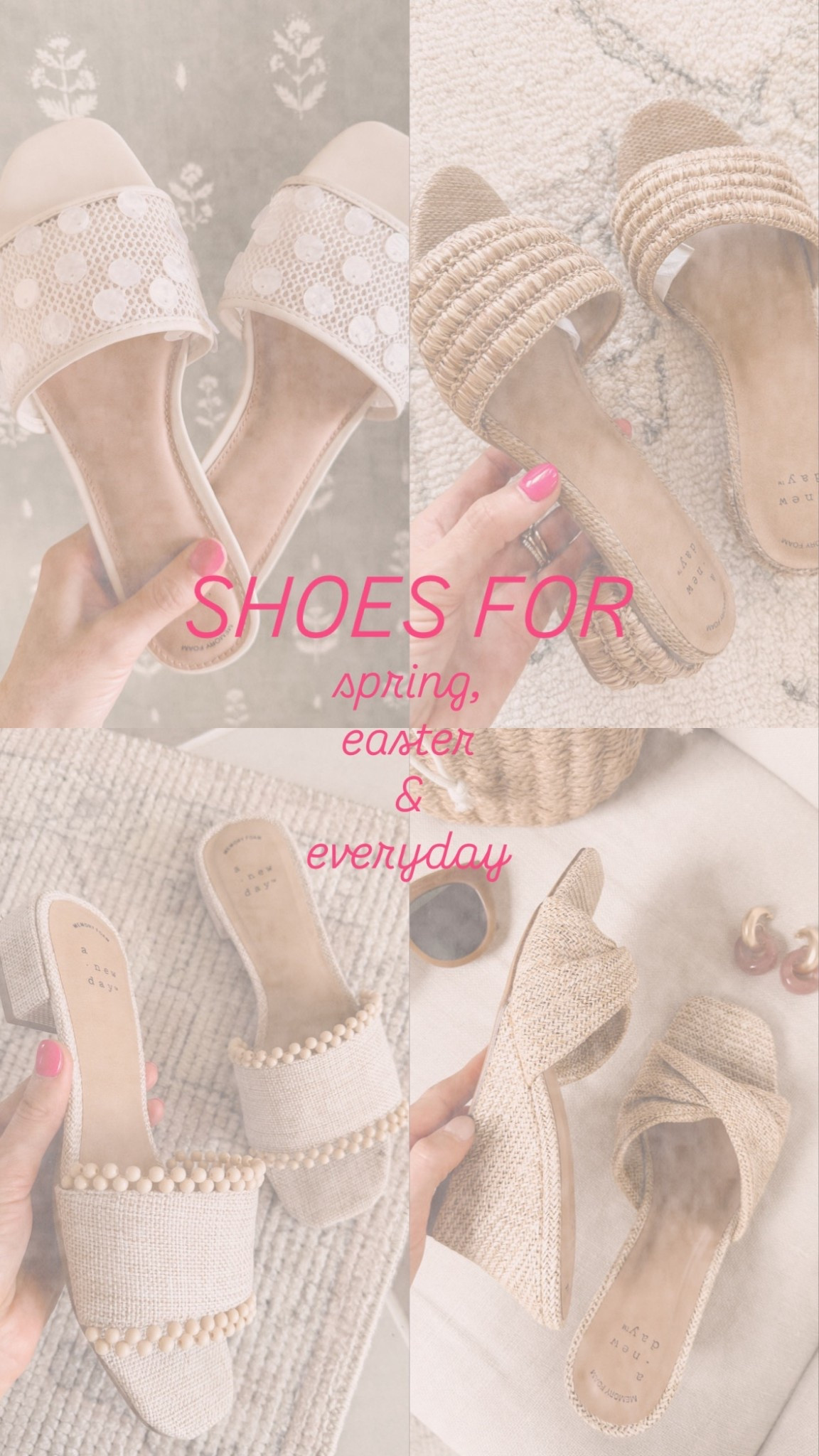 Sharing some shoes that would be great for Easter and just everyday wear this spring! These are all super affordable too!

Loverly Grey, Target, spring shoes, sandals, spring wedges, Easter shoes 

#LTKSeasonal
