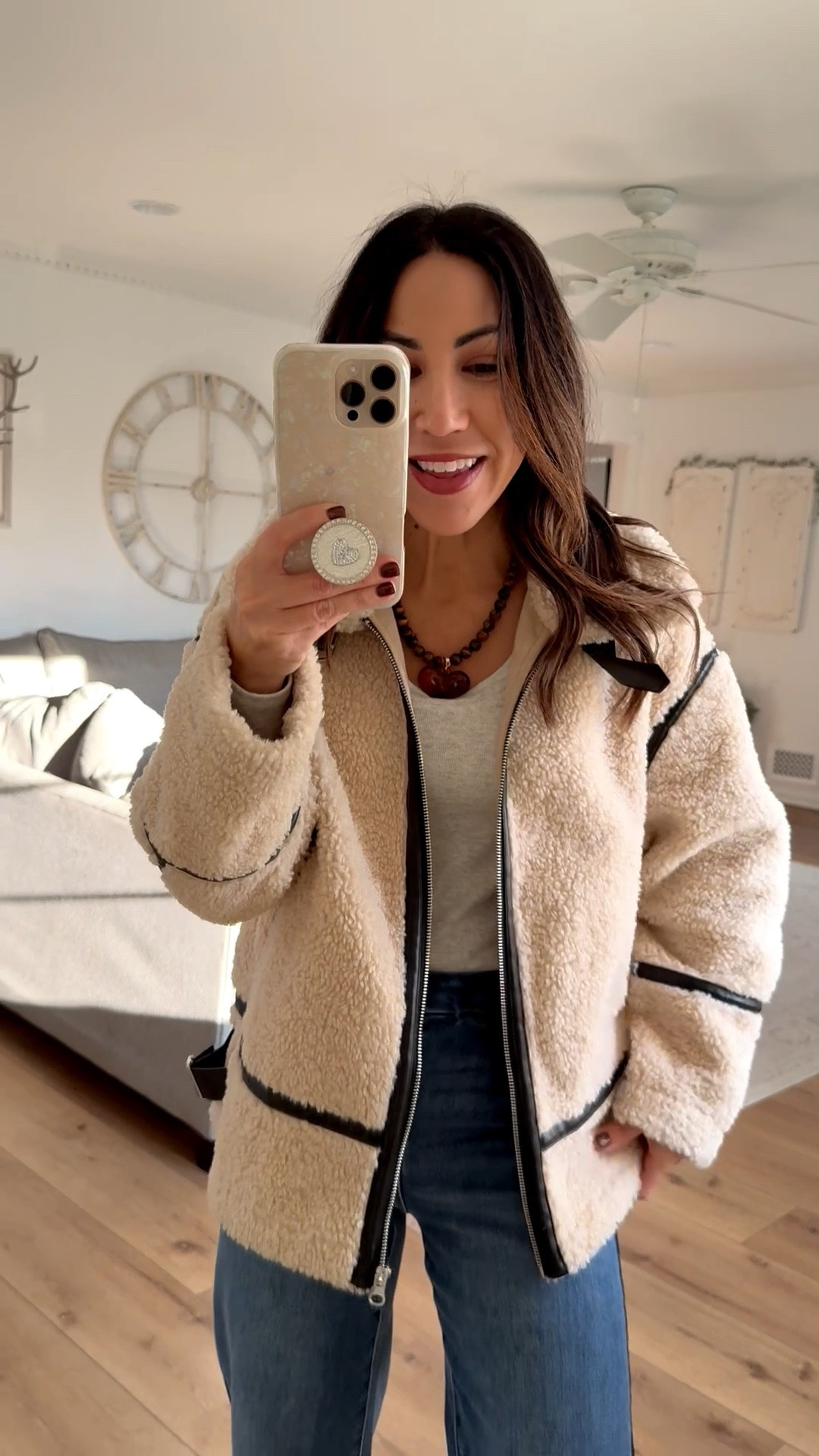 Small Sherpa jacket, Amazon fashion, winter coat

#LTKSaleAlert #LTKFindsUnder50 #LTKFindsUnder100