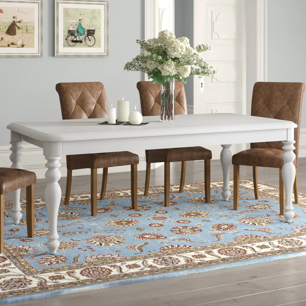 Alvy Extendable Solid Wood Dining Table | Wayfair North America
