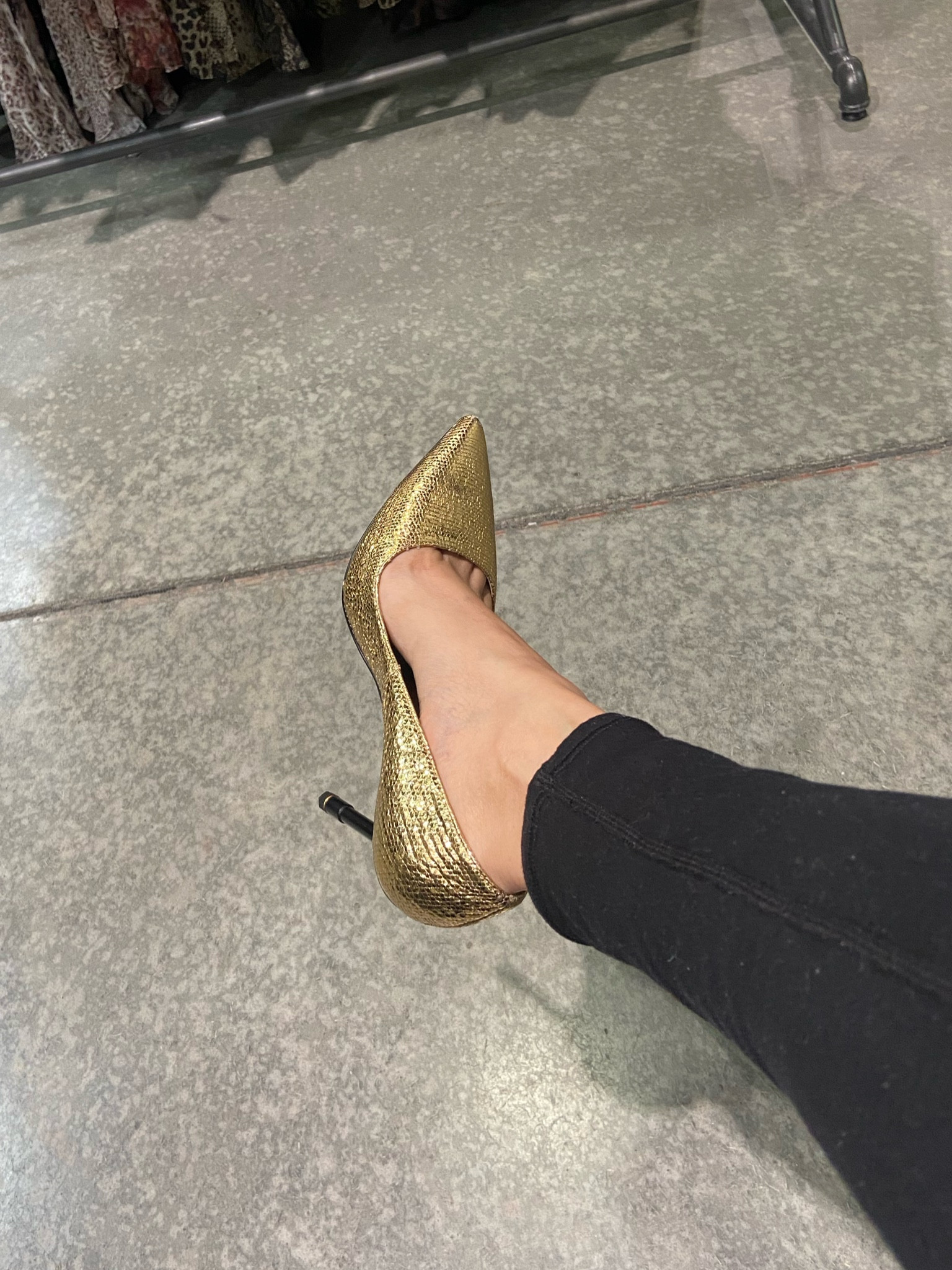 Gorgeous gold pumps / heels with a metallic finish. Wearing size 7. On discount 

#LTKsalealert #LTKSale #LTKshoecrush