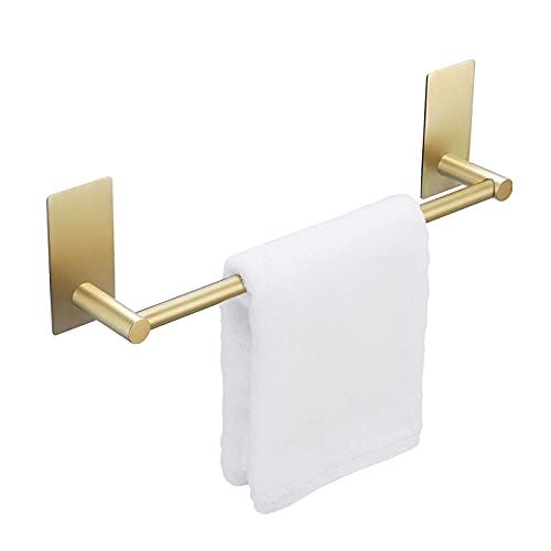KES Bathroom Towel Bar 12-Inch Adhesive Hand Towel Holder No Drill Wall Mount SUS 304 Stainless Stee | Amazon (US)