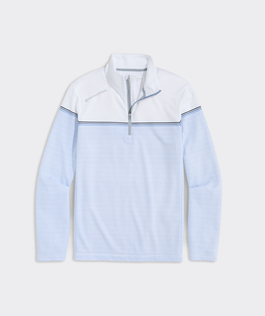 Striped Sankaty Quarter-Zip | vineyard vines